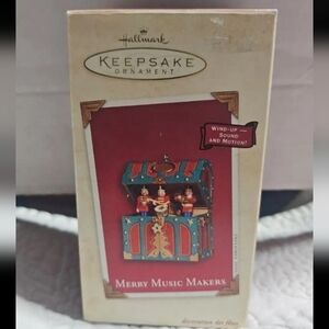 Hallmark Keepsake Merry Music Makers Christmas Ornament Wind Up Sound Motion